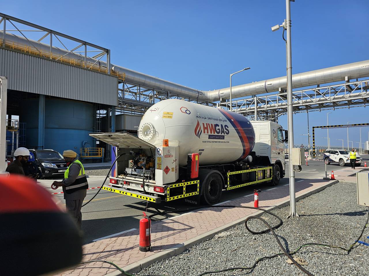 LPG gas decanting operation