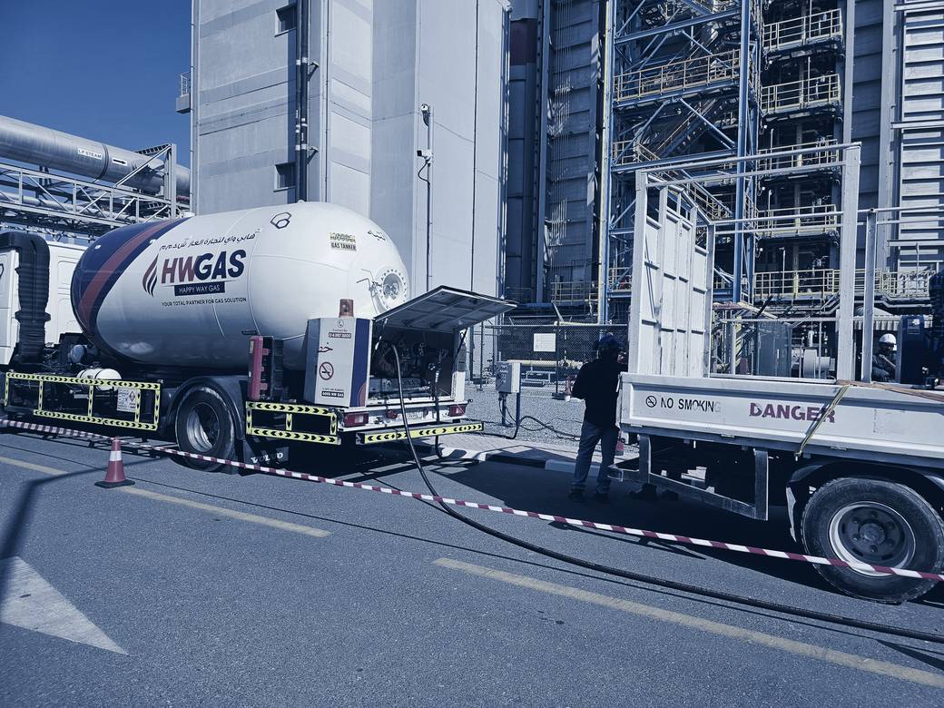 LPG supply to power and utility plants