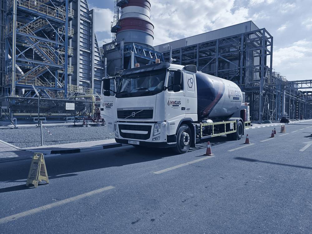 Bulk LPG distribution tanker — Happy Way Gas UAE